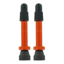 Valvola VAR Tubeless Alluminio Arancione (2 Unità)