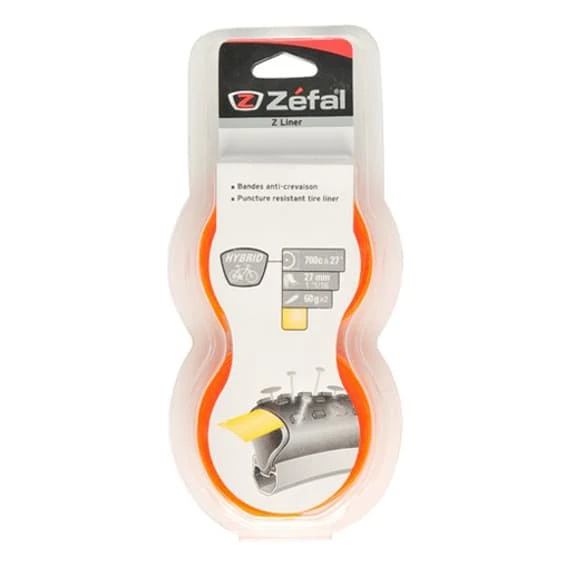 ZEFAL Banda Antiforatura Zèfal Z Liner Ibrida 700 27 Mm Arancione 3 ZEFAL Banda Antiforatura Zèfal Z Liner Ibrida 700 27 Mm Arancione