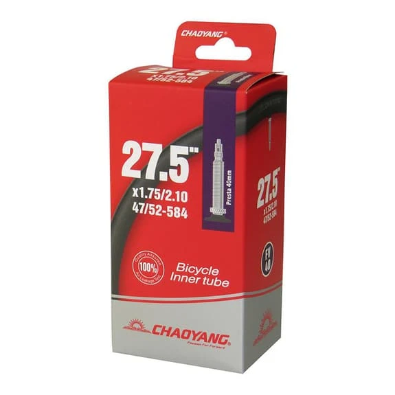 Camera D'aria Chaoyang 27.5x1.75/02:10 Valvola Presta 40 Mm 4 Camera D'aria Chaoyang 27.5x1.75/02:10 Valvola Presta 40 Mm - immagine 2