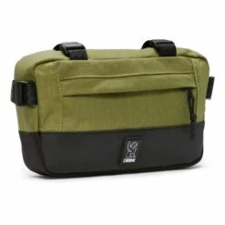 Borsa Da Telaio Chrome Doubletrack Small Verde Nero