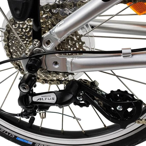 Bicicletta Pieghevole Dahon Mariner D8 Shimano 8-Speed Grigio 6 Bicicletta Pieghevole Dahon Mariner D8 Shimano 8-Speed Grigio - immagine 4