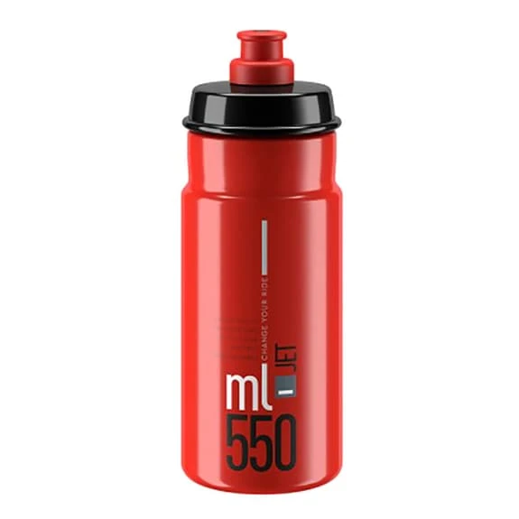 Borraccia Elite Jet 550 Ml Rosso Nero 3 Borraccia Elite Jet 550 Ml Rosso Nero
