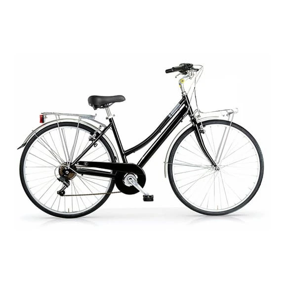 Bicicletta Urbana MBM Central 28" 6V Nero Lucido Donna 3 Bicicletta Urbana MBM Central 28" 6V Nero Lucido Donna