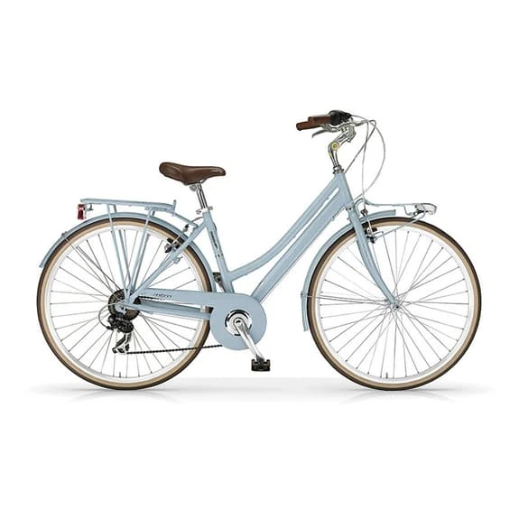 Bicicletta Urbana MBM Boulevard 6V Blu Donna 3 Bicicletta Urbana MBM Boulevard 6V Blu Donna