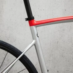 Bicicletta Corsa Ridley Fenix SL Disc Shimano 105 Mix Rosso Argento -Bike Sconto rid sbifsdrid536 c 006