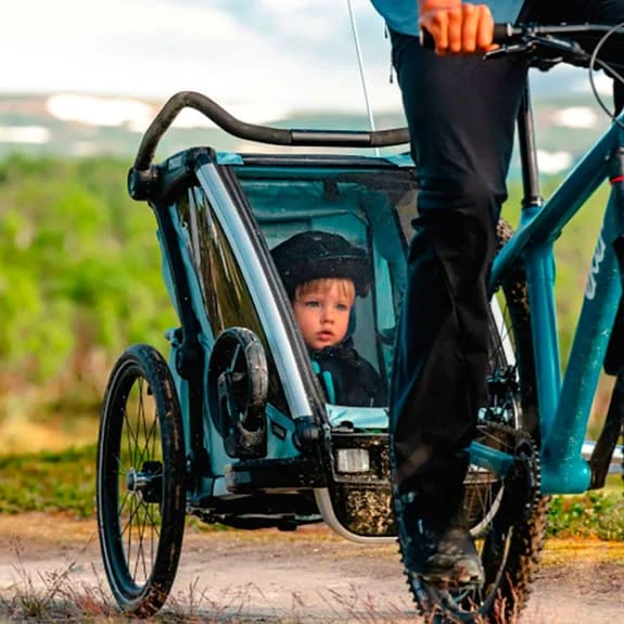 Rimorchio Thule Chariot Cross 2 Azzurro 4 Rimorchio Thule Chariot Cross 2 Azzurro - immagine 2