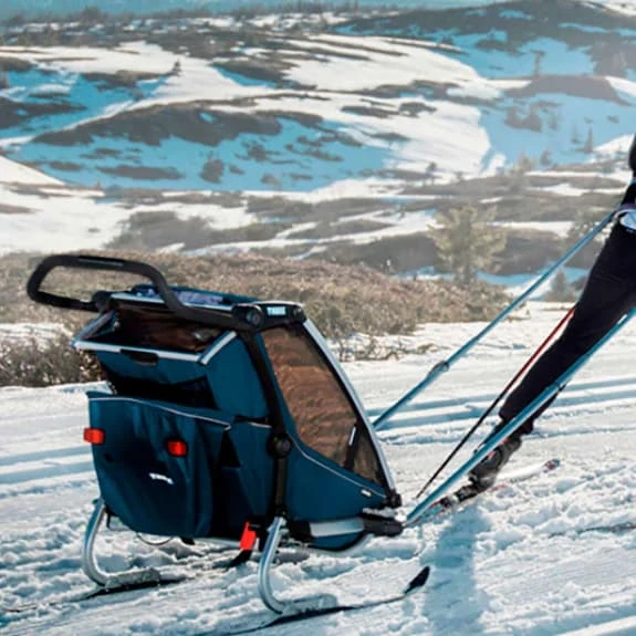 Rimorchio Thule Chariot Cross 2 Azzurro 5 Rimorchio Thule Chariot Cross 2 Azzurro - immagine 3